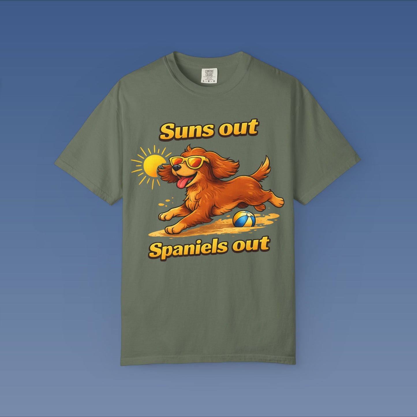 Suns Out Spaniels Out - Golden
