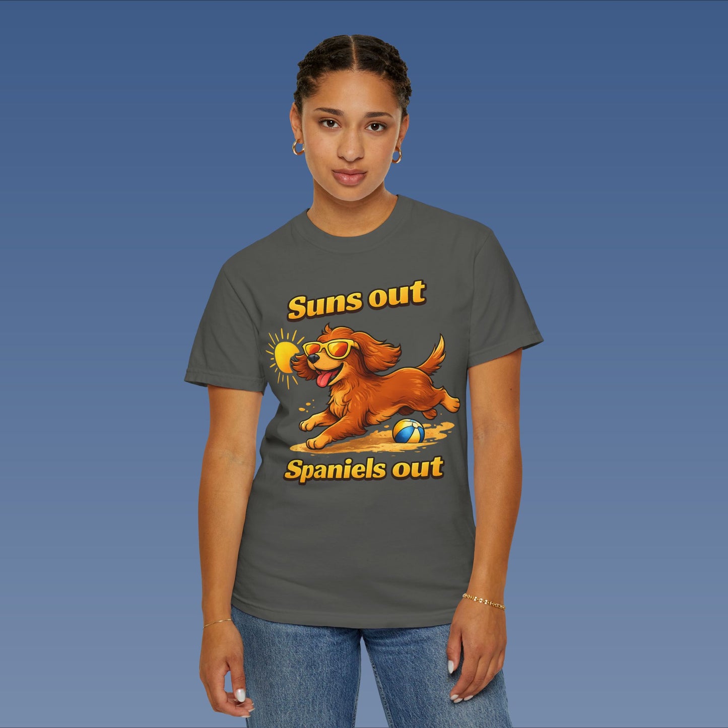 Suns Out Spaniels Out - Golden