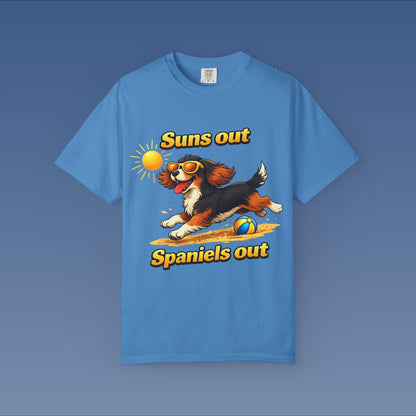 Suns Out Spaniels Out - Black and Gold