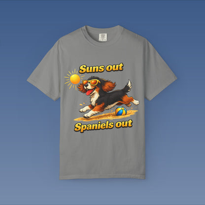 Suns Out Spaniels Out - Black and Gold